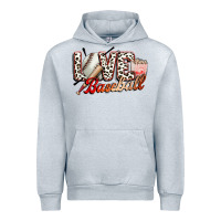 Heather Grey love baseball Urban Hoodie - FaDigitalArtStudio