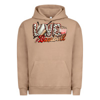 Pigment Burro love baseball Urban Hoodie - FaDigitalArtStudio