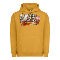 Pigment Peanut Butter love baseball Urban Hoodie - FaDigitalArtStudio