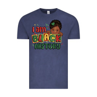 Vintage Denim i am black history black girl Vintage Tee - MaliasSmallBusiness