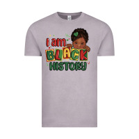 Vintage Zinc i am black history black girl Vintage Tee - MaliasSmallBusiness