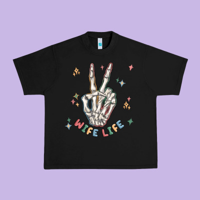 Wife Life Urban Heavy Tee Designed By Maliassmallbusiness