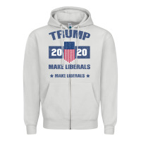 Dove Grey Trump Quotes Zipper Hoodie - Bettercallsaul