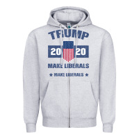 Heather Grey Trump Quotes Zipper Hoodie - Bettercallsaul