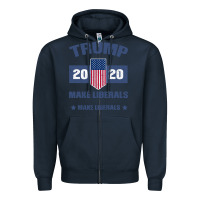 Navy Trump Quotes Zipper Hoodie - Bettercallsaul