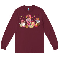 Burgundy mexican pan dulce coffee cups Long Sleeve Tee - MaliasSmallBusiness
