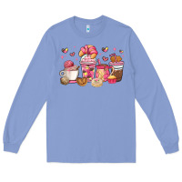 Colony Blue mexican pan dulce coffee cups Long Sleeve Tee - MaliasSmallBusiness