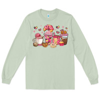 Matcha mexican pan dulce coffee cups Long Sleeve Tee - MaliasSmallBusiness