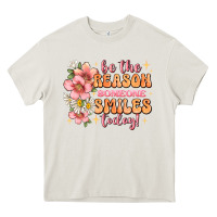 Cream be the reason someone smiles today Heavy Core Tee - JahusDesignShop