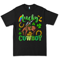 Black lucky cowboy Premium Tee - Artiststas