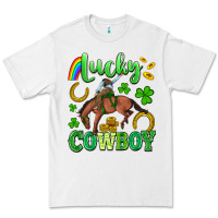 White lucky cowboy Premium Tee - Artiststas
