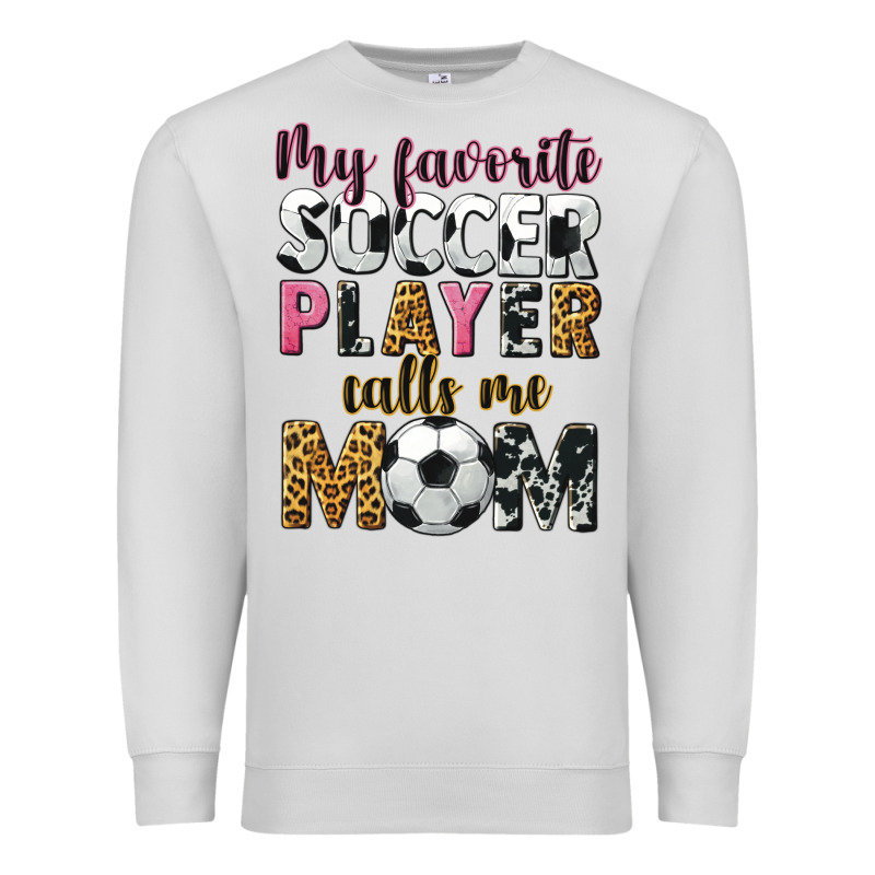 My Favorite Soccer Player Calls Me Mom Premium Sweatshirt by CowGirlArtShop | Teevron