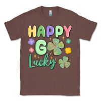 Chestnut happy go lucky Classic Tee - MaliasSmallBusiness