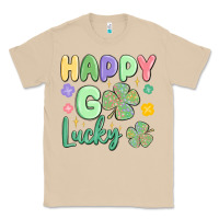 Mushroom happy go lucky Classic Tee - MaliasSmallBusiness