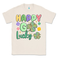 Natural happy go lucky Classic Tee - MaliasSmallBusiness