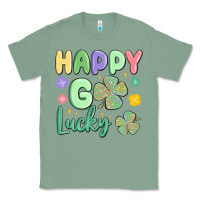 Sage happy go lucky Classic Tee - MaliasSmallBusiness
