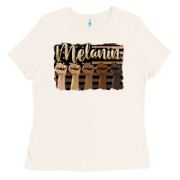 Bone melanin american flag Ladies Tee - HRA Design Shop