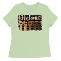 Matcha melanin american flag Ladies Tee - HRA Design Shop