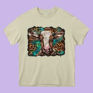 Christmas Background Baby Calf Heavy Core Tee Designed By Barkaloodesign