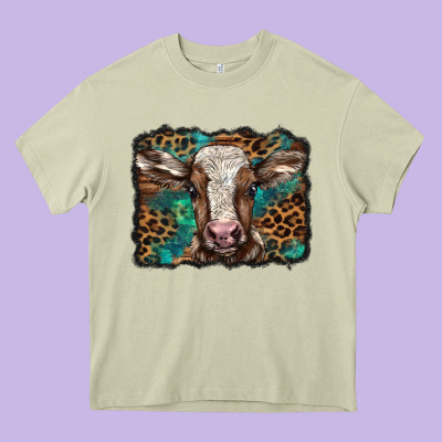 Christmas Background Baby Calf Heavy Core Tee Designed By Barkaloodesign