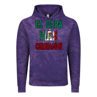 Cloud Purple El Papa Mas Chingon Mexican Flag Vintage Hoodie - Jasminsmagicworld