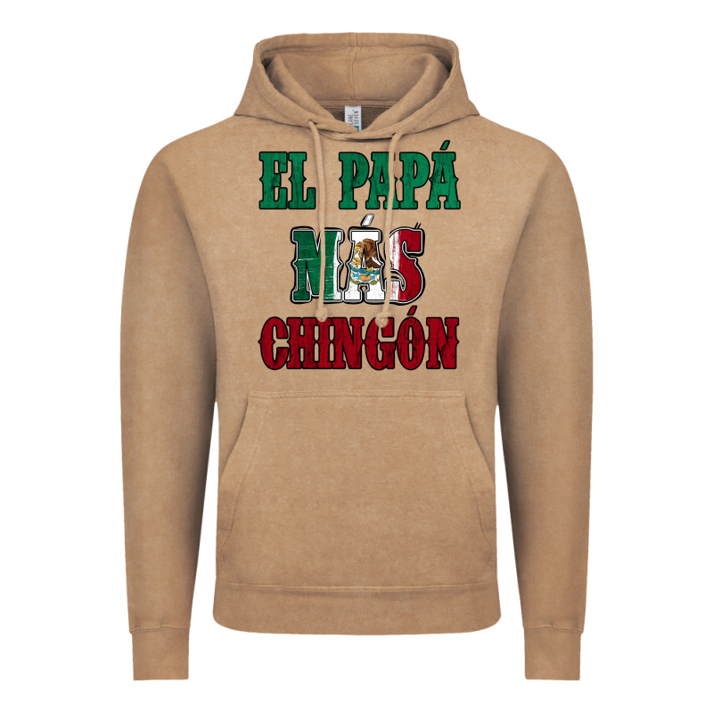 El Papa Mas Chingon Mexican Flag Vintage Hoodie by Jasminsmagicworld | Teevron