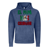Vintage Denim El Papa Mas Chingon Mexican Flag Vintage Hoodie - Jasminsmagicworld