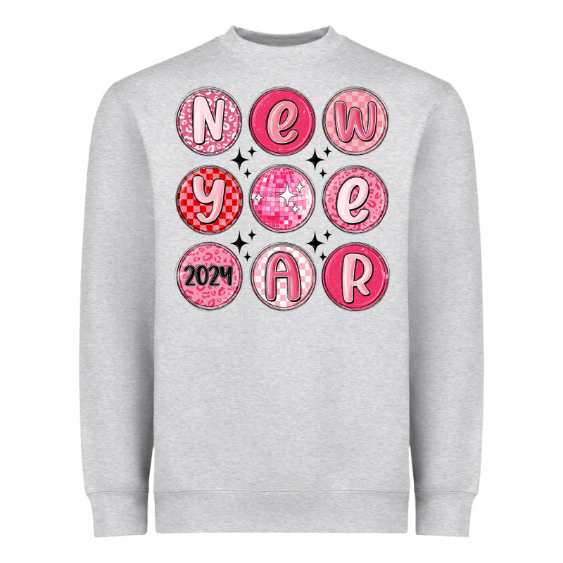 New Year 2024 Heavyweight Sweatshirt by MaliasSmallBusiness | Teevron