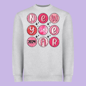 New Year 2024 Heavyweight Sweatshirt Designed By Maliassmallbusiness