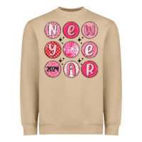 Mushroom new year 2024 Heavyweight Sweatshirt - MaliasSmallBusiness