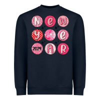 Navy new year 2024 Heavyweight Sweatshirt - MaliasSmallBusiness