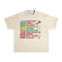 Sandshell sister beautiful loyal reliable Urban Heavy Tee - MaliasSmallBusiness