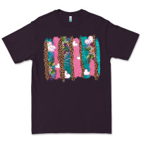 Plum v.d turquoise leopard and flowers  brushstrokes Premium Tee - AdoDesignShop