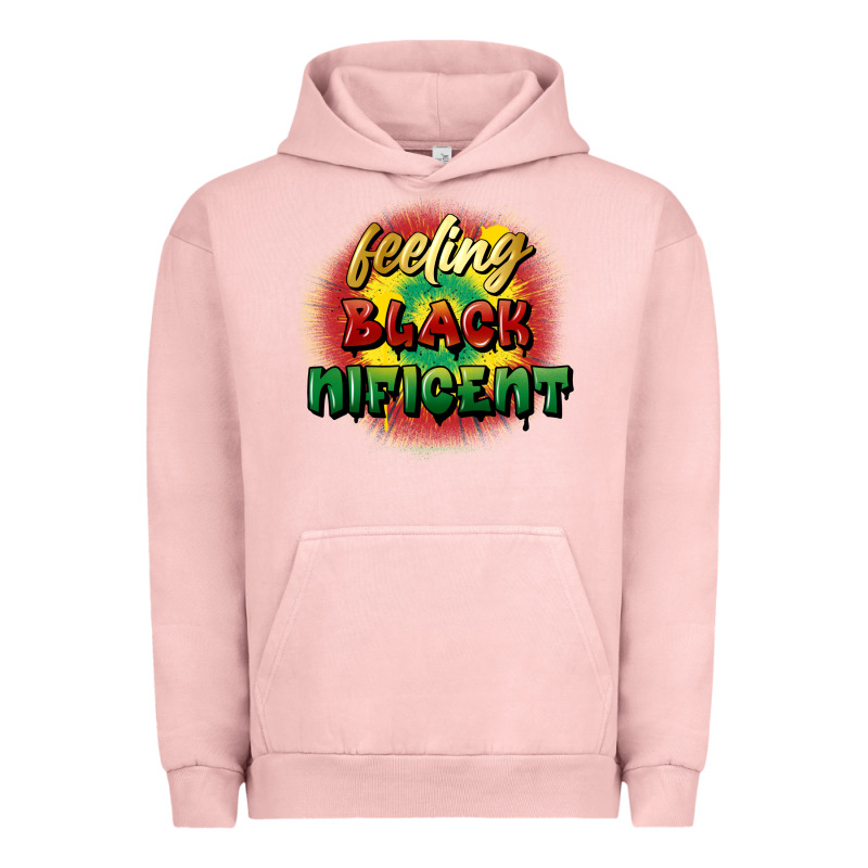 Feeling Blacknificent Urban Hoodie by FaDigitalArtStudio | Teevron