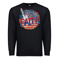 Black faith usa Premium Sweatshirt - CowGirlArtShop