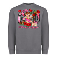 Storm with god all things are possible Heavyweight Sweatshirt - NancyCooperArtShop