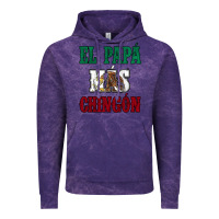 Cloud Purple El Papa Mas Chingon Mexican Flag Vintage Hoodie - Jasminsmagicworld