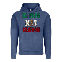 Vintage Denim El Papa Mas Chingon Mexican Flag Vintage Hoodie - Jasminsmagicworld