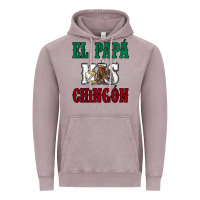Vintage Zinc El Papa Mas Chingon Mexican Flag Vintage Hoodie - Jasminsmagicworld