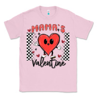 Bubblegum Pink mama's valentine Classic Tee - MaliasSmallBusiness