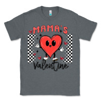 Charcoal Heather mama's valentine Classic Tee - MaliasSmallBusiness