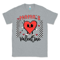 Heather Grey mama's valentine Classic Tee - MaliasSmallBusiness