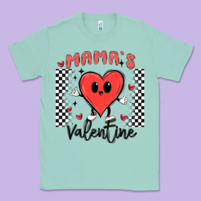 Mama's Valentine Classic Tee Designed By Maliassmallbusiness