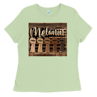 Matcha melanin American flag Ladies Tee - HRA Design Shop