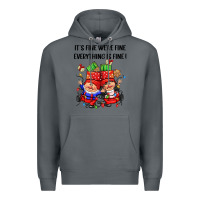 Rock its fine were fine everything is fine Premium Hoodie - CowGirlArtShop
