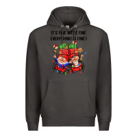 Smoke its fine were fine everything is fine Premium Hoodie - CowGirlArtShop