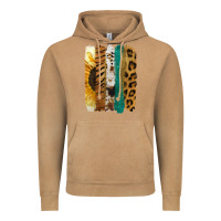 Vintage Camel Leopard Sunflower Brush Strokes Vintage Hoodie - Jasminsmagicworld