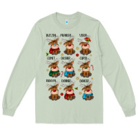 Matcha christmas reindeers Long Sleeve Tee - MaliasSmallBusiness