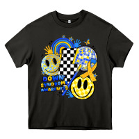 Asphalt retro down syndrome awareness Heavy Core Tee - JahusDesignShop
