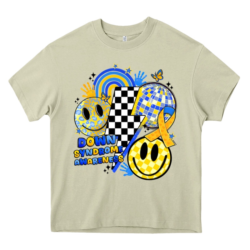 Retro Down Syndrome Awareness Heavy Core Tee by JahusDesignShop | Teevron